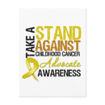 Take a Stand Against Childhood Cancer postcards