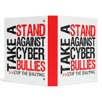 Take a Stand Against Cyber Bullies Binders