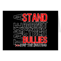 Take a Stand Against Cyber Bullies Card