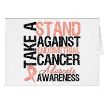 Take a Stand Against Endometrial Cancer Greeting Card