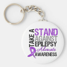 Take a Stand Against Epilepsy Keychains