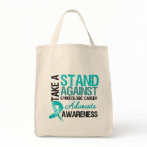 Take a Stand AGAINST Gynecologic Cancer bags by cancerapparel Take a Stand AGAINST Gynecologic Cancer bags