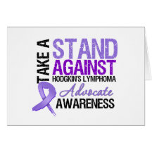 Take a Stand Against Hodgkin's Lymphoma Greeting Cards