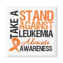 Take a Stand Against Leukemia magnets