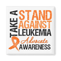 Take a Stand Against Leukemia magnets