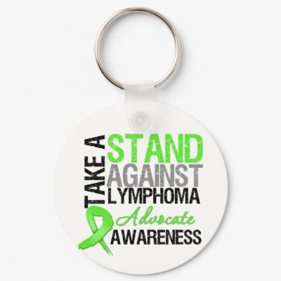 Take a Stand Against LYMPHOMA Key Chains by giftsforawareness