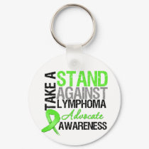 Take a Stand Against LYMPHOMA keychains