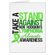 Take a Stand Against Non Hodgkin's Lymphoma Cards