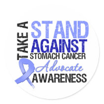 Take a Stand Against Stomach Cancer stickers