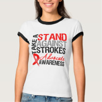 Take a Stand Against Strokes t-shirts by giftsforawareness Take a Stand Against Strokes t-shirts