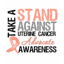 Take a Stand Against Uterine Cancer t-shirts by giftsforawareness Take a Stand Against Uterine Cancer t-shirts