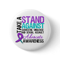 Take A Stand Domestic Violence Sexual Assault Pinback Buttons