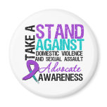 Take A Stand Domestic Violence Sexual Assault magnets