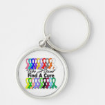 Take A Stand Find A Cure Cancer and Disease Key Chain