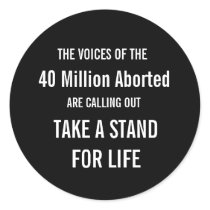 "Take a stand for Life" Sticker Sheet by Life_Art "Take a stand for Life" Sticker Sheet