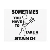 Take A Stand postcards