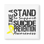 Take A Stand To Support Suicide Prevention magnets