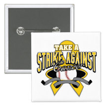 Take a Strike Against Neuroblastoma Cancer Pin