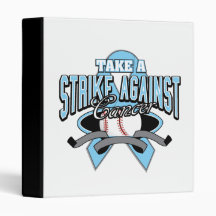 Take a Strike Against Prostate Cancer 3 Ring Binder