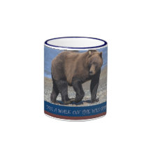 take a walk on the wild side alaska bear mug