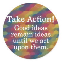 Take Action stickers
