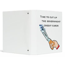 Take away the government credit cards binders