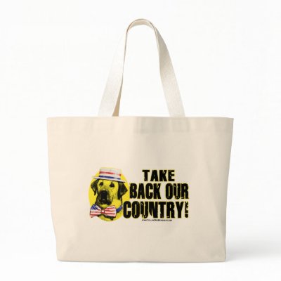 Take Back Our Country  Bag  by yellowdogdemocrat