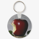 Take Bite Out Of Apple keychains by FallSeason Take Bite Out Of Apple keychains