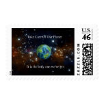Take Care Of Our Planet Postage Stamp