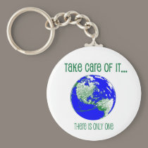 Take Care of the Earth keychains