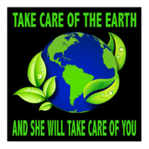 TAKE CARE OF THE EARTH POSTER