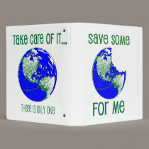 Take Care of the Planet Binder binders