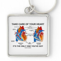 Take Care Of Your Heart It's Only One You've Got Key Chain