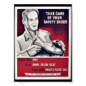 Take Care Of Your Safety Shoes posters