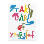 Take care of yourself postcards