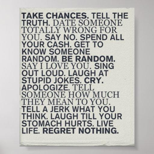 Take Chances Poster