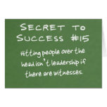 Take Correction Action in Private Greeting Card