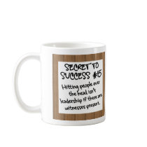 Take Correction Action in Private Mug