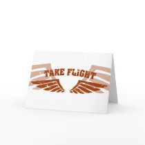 Take Flight Aviation Wings Greeting Card
