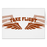 Take Flight Aviation Wings Greeting Card