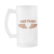 Take Flight Aviation Wings Mug