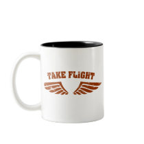 Take Flight Aviation Wings Mug