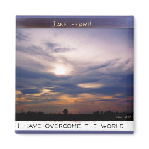 Take Heart! magnet by dollargrafix Take Heart! magnet
