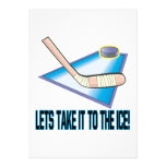 Take It To The Ice Custom Announcements