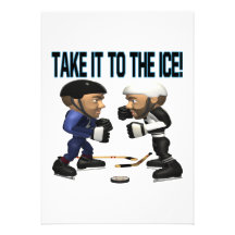 Take It To The Ice Custom Announcements