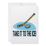 Take It To The Ice Custom Invitation
