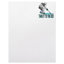 Take It To The Ice Custom Letterhead