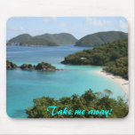 Take me away to Trunk Bay!! Mouse Pads