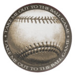 Take Me Out to the Ball Game Dinner Plates