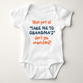 Take Me to Grandma's infant or toddler shirt! Tees